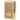 Front view of the Queen of Bud Golden Lines of Triumph Zippo, displaying a gold-toned lighter with vertical lines and a rectangular frame.