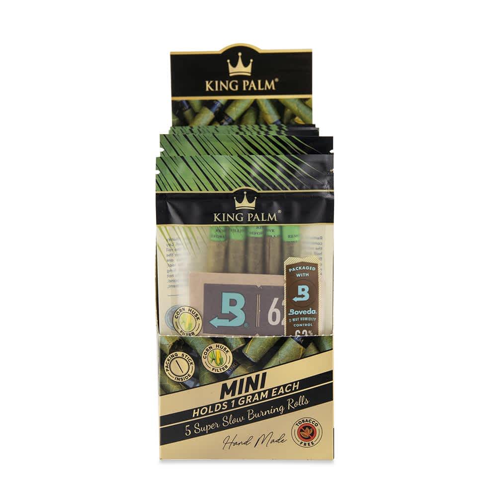 Mini Size Natural Pre-Rolled 5-Pack Leaf Tubes