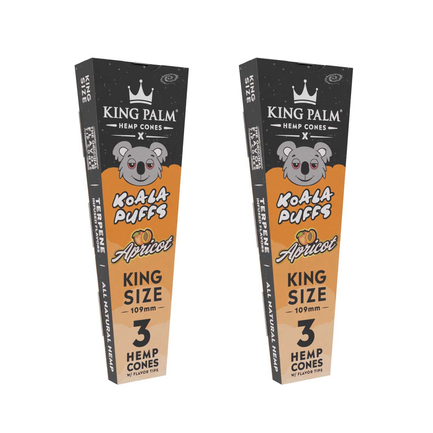 King Size Flavored Pre Rolled Hemp Cones - 2 Packs of 3