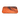 Angled top view of the warm-toned Cirrus Tray showing wood grain swirls, rounded corners, shallow rim, and a small branded mark.