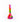 A front view of the Psychedelic Silicone Bong, displaying a colorful, swirled pattern on the silicone material.