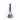 Front view of the Rainbow Silicone Bong, showcasing its colorful, patterned design and rounded base against a plain white background.