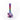 Front view of the Rainbow Silicone Bong, showcasing its colorful, rounded shape against a plain white background.