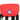 Front view of the Quik Fanny Pack, a black nylon bag with a red accent, worn over a white and black striped garment.