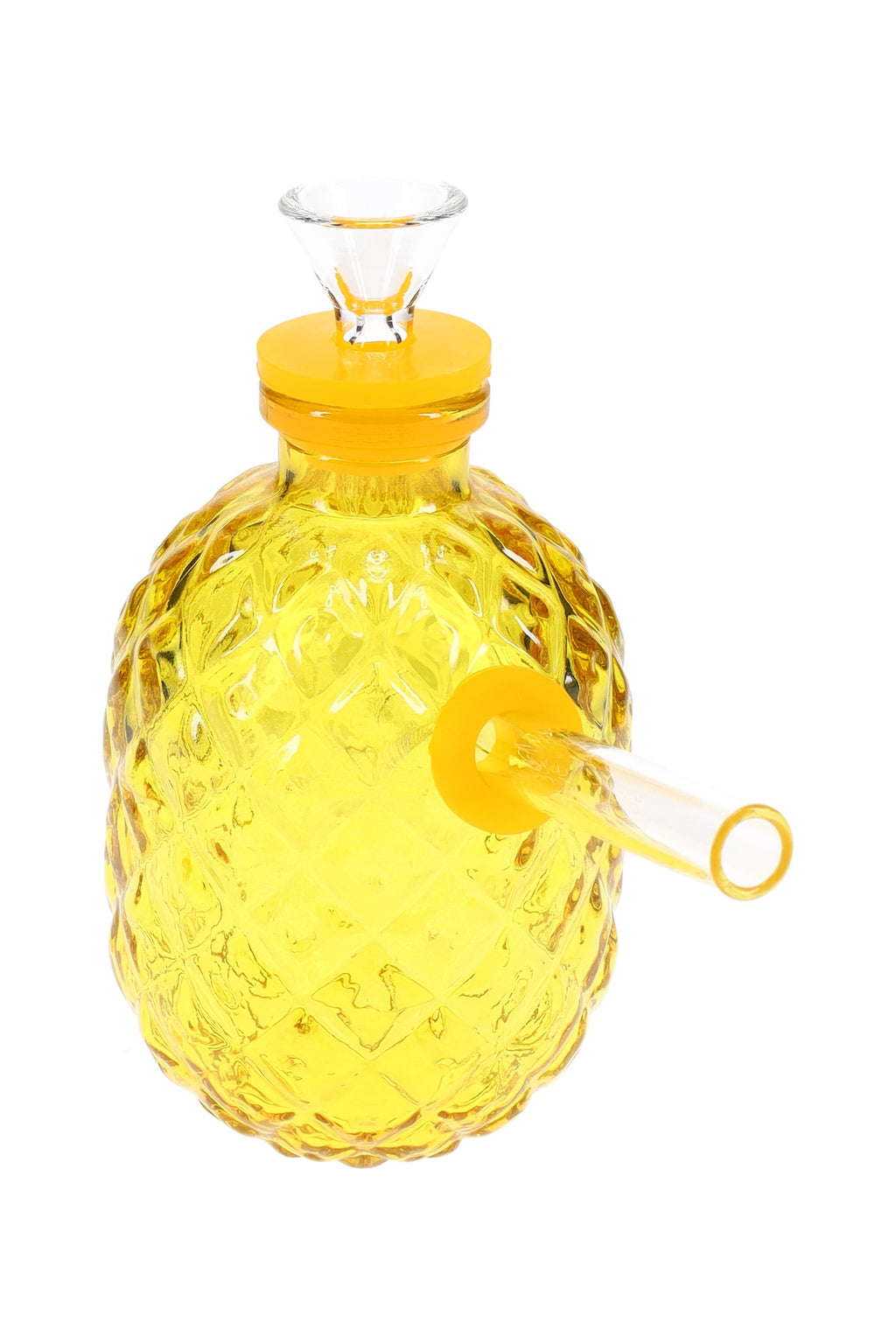 Primate Glass Pineapple Mini Bong “Tropical Sipper” – 4″