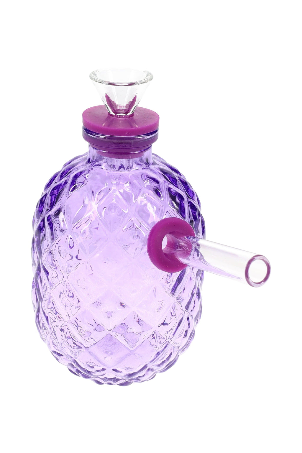 Primate Glass Pineapple Mini Bong “Tropical Sipper” – 4″