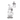 Right-side view of the clear MJ Arsenal Ursa Mini Dab Rig sitting on a white background, showing its cylindrical chamber, bent neck, and top-loading banger.