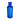 Centered front view of the Milkyway Circuitboard Wet Ash Catcher in translucent blue glass with embossed circuit and lungs motif against a white background