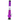 A front view of the JM Plastics Bubble Base with Glass Perc Acrylic Water Pipe, showing its clear acrylic body and bubbled base.