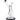 Front view of the 9-inch Dopezilla Basilisk Dab Rig, showcasing its clear glass construction and downward-angled mouthpiece.