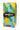 Front view of the 9-inch Dopezilla Basilisk Dab Rig, featuring a colorful, patterned glass design.