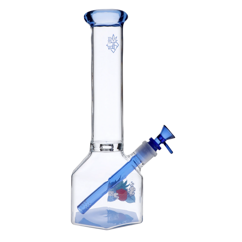 Cabana Cannabis Co. Pineapple Water Pipe Light Blue - 12in