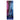 Tall, centered product shot of the Hue - Professor Water Pipe Clear - 18.5" against a pink and blue neon striped background.