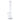 Straight-on view of the clear Hue - Professor Water Pipe Clear - 18.5" showing its tall cylindrical neck, beaker base, and internal percolator against a white background