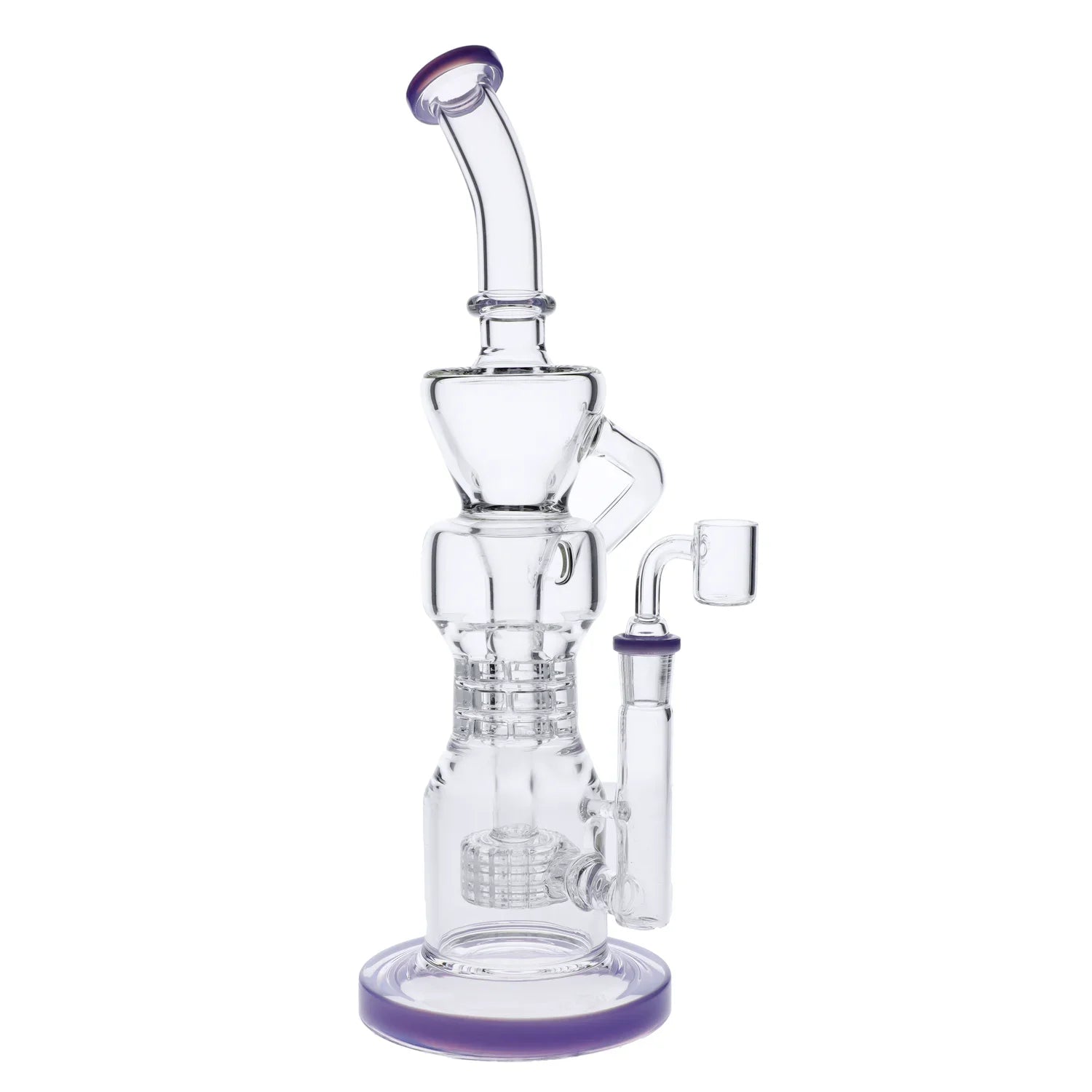 Tall Matrix Perc Recycler Bong