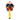 Front-facing view of the DankStop Smiling Fire Skull Gas Mask showing a flaming skull faceplate with dark goggles mounted above an amber skull-shaped glass bong.