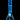 Centered front view of the DankStop Twisted Neon Beaker with Tree Perc glowing electric blue against a black background.