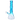 Tilted side view of the blue-tinted DankStop Twisted Neon Beaker with Tree Perc against a white background.