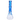 Close-up front view of the DankStop Twisted Neon Beaker with Tree Perc showing its blue-tinted neck, visible tree perc chamber, and clear beaker base.