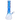 Side view of the DankStop Twisted Neon Beaker with Tree Perc showing its fluorescent green-tinted twisted neck and visible tree percolator against a white background.