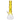 Angled close-up of the yellow-tinted DankStop Twisted Neon Beaker with Tree Perc showing its twisted neck, tree-perc chamber, and slanted clear beaker base