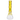 Vertical front view of the DankStop Twisted Neon Beaker with Tree Perc showing a yellow twisted neck and visible tree percolator above a clear beaker base