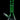 Angled studio shot of the DankStop Twisted Neon Beaker with Tree Perc in glowing green glass against a black background.