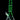 Vertical close-up of the green DankStop Twisted Neon Beaker with Tree Perc against a black background, showing its twisted neck, tree percolator chamber, and beaker base.