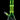 Angled studio shot of the DankStop Twisted Neon Beaker with Tree Perc showing its glowing green twisted neck, central tree percolator, and clear beaker base against a black background
