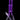 Close-up front view of the purple DankStop Twisted Neon Beaker with Tree Perc against a black background, showing the twisted neck and visible tree perc.