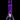 Centered front view of the DankStop Twisted Neon Beaker with Tree Perc showing a purple-tinted twisted neck, middle tree percolator, and clear beaker base against a black background
