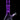 Studio-lit front view of the DankStop Twisted Neon Beaker with Tree Perc showing a purple-tinted twisted neck, tree percolator chamber, and clear beaker base against a black background