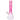 Close-up front view of the pink glass DankStop Twisted Neon Beaker with Tree Perc showing its twisted neck and visible tree percolator.