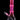 Tall front view of the DankStop Twisted Neon Beaker with Tree Perc in glowing pink glass against a black background