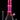 Front view of the DankStop Twisted Neon Beaker with Tree Perc showing a pink-tinted twisted neck and clear beaker base on black.