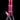 Front-facing view of the DankStop Twisted Neon Beaker with Tree Perc showing a pink-tinted straight neck and visible tree percolator against a black background