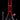 Front-facing shot of the DankStop Twisted Neon Beaker with Tree Perc showing a red twisted neck and red tree percolator above a clear marbled beaker base against a black background