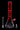Front-facing shot of the DankStop Twisted Neon Beaker with Tree Perc showing a red twisted neck and red tree percolator above a clear marbled beaker base against a black background