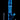 Centered front view of the DankStop Twisted Straight Tube with Tree Perc in translucent blue glass against a black background, showing its angled mouthpiece, midsection tree perc, and separate downstem and bowl.
