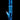 Vertical studio shot of the blue DankStop Twisted Straight Tube with Tree Perc against a black background, showing its twisted neck.