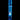 Vertical front view of the DankStop Twisted Straight Tube with Tree Perc in translucent blue glass against a black background
