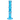 Straight-on studio shot of the blue DankStop Twisted Straight Tube with Tree Perc showing its twisted neck, central tree perc, and round base.
