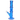 Right-side view of a translucent blue DankStop Twisted Straight Tube with Tree Perc showing its angled downstem, round base, and ribbed tree perc chamber.