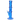 Tall, straight front view of the bright blue DankStop Twisted Straight Tube with Tree Perc showing its twisted neck, ringed joints, and visible tree percolator.