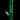 Vertical studio shot of the DankStop Twisted Straight Tube with Tree Perc in translucent green glass against a black background