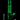 Straight-on view of a vibrant green DankStop Twisted Straight Tube with Tree Perc standing against a black background, the twisted neck and central tree percolator clearly visible with its separate downstem and bowl arranged at the base.