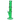 Vertical side view of a green glass DankStop Twisted Straight Tube with Tree Perc showing its flared mouthpiece, tree percolator chamber, angled downstem and round base.