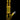 Vertical studio shot of a yellow glass DankStop Twisted Straight Tube with Tree Perc against a black background, showing its twisted neck, tree percolator and angled joint.