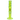 Front-facing view of a neon green DankStop Twisted Straight Tube with Tree Perc standing upright on a reflective white surface, showing its twisted neck, central tree percolator and clear glass bowl.