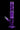 Studio-lit three-quarter view of the purple DankStop Twisted Straight Tube with Tree Perc against a black background.